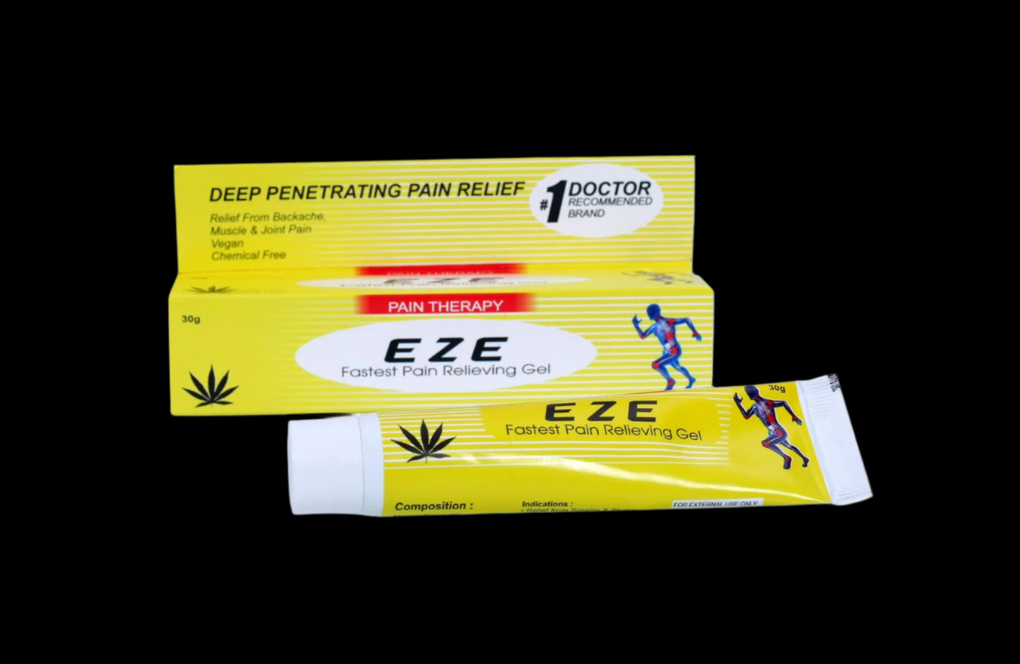 EZE Gel for frozen shoulder treatment, Neck pain, leg cramps. sore muscles after workout post workout muscle soreness